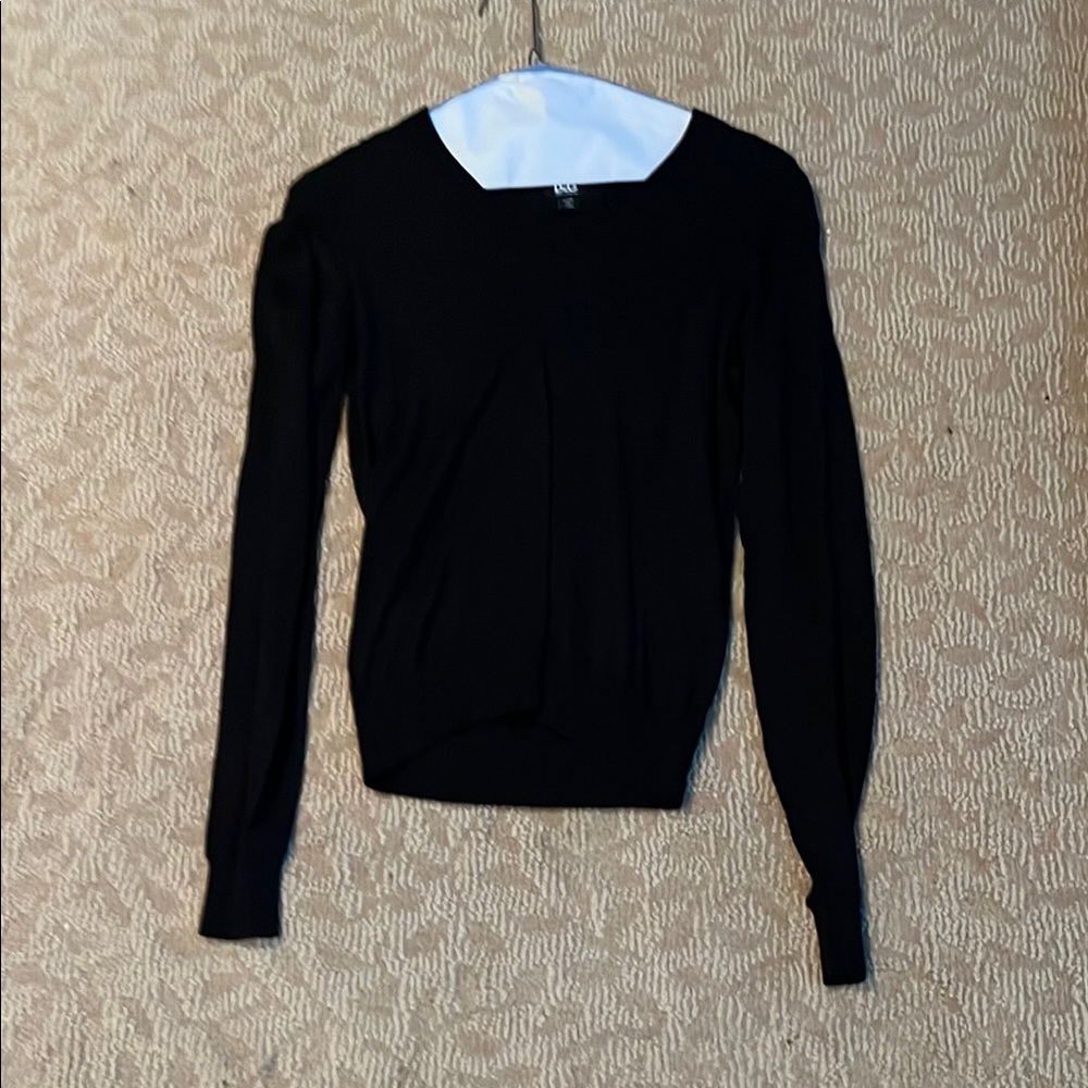 Dolce & Gabbana Black V-Neck Sweater